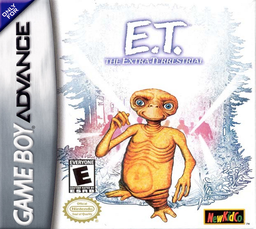 ET the Extra Terrestrial box art for GameBoy Advance